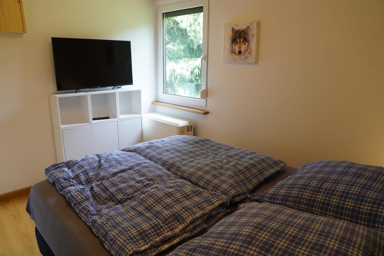 Ruhiges Ferienhaus Am Waldrand Mit Sauna Und Kamin - Hellaberg II Langenbach  Kültér fotó