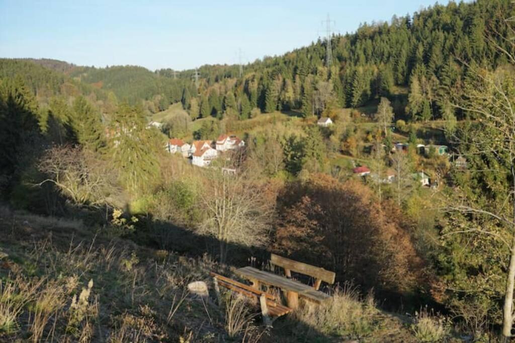 Ruhiges Ferienhaus Am Waldrand Mit Sauna Und Kamin - Hellaberg II Langenbach  Kültér fotó