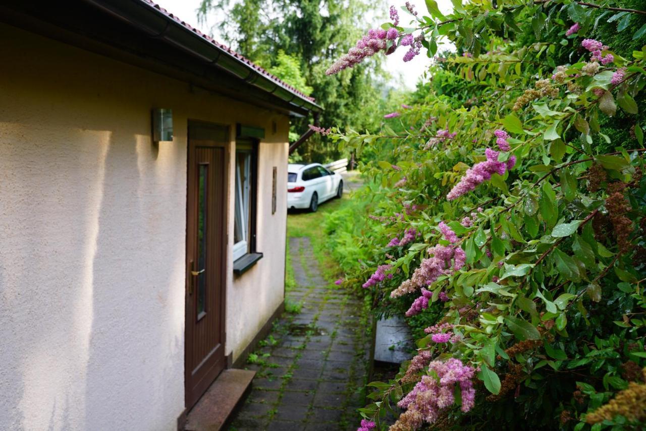 Ruhiges Ferienhaus Am Waldrand Mit Sauna Und Kamin - Hellaberg II Langenbach  Kültér fotó